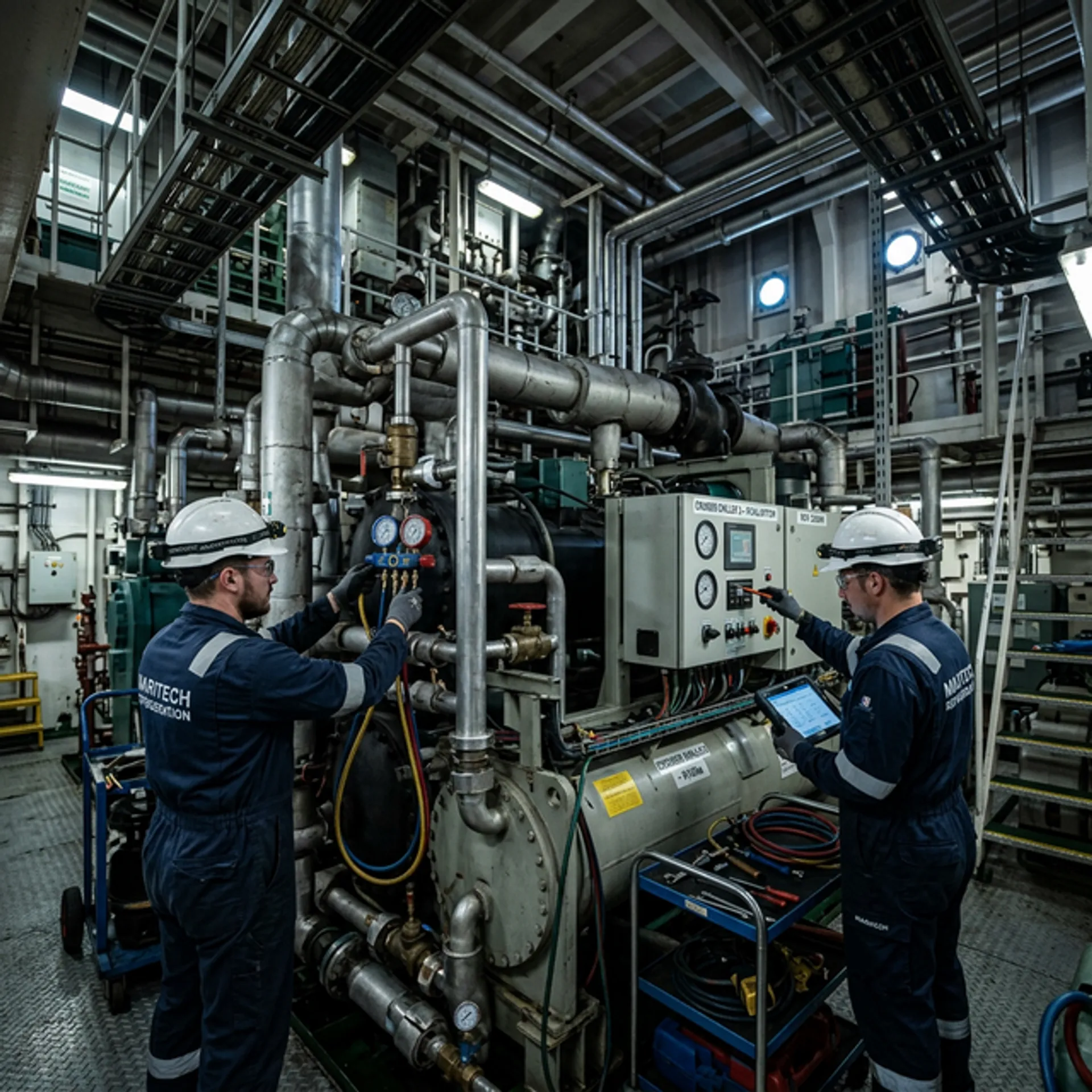 Marine AC Plant Repair Background