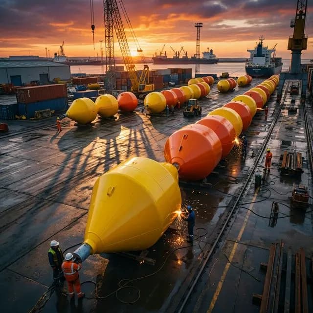 Custom Buoy Fabrication Background