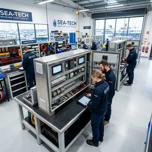 Electrical Equipment Repair Background