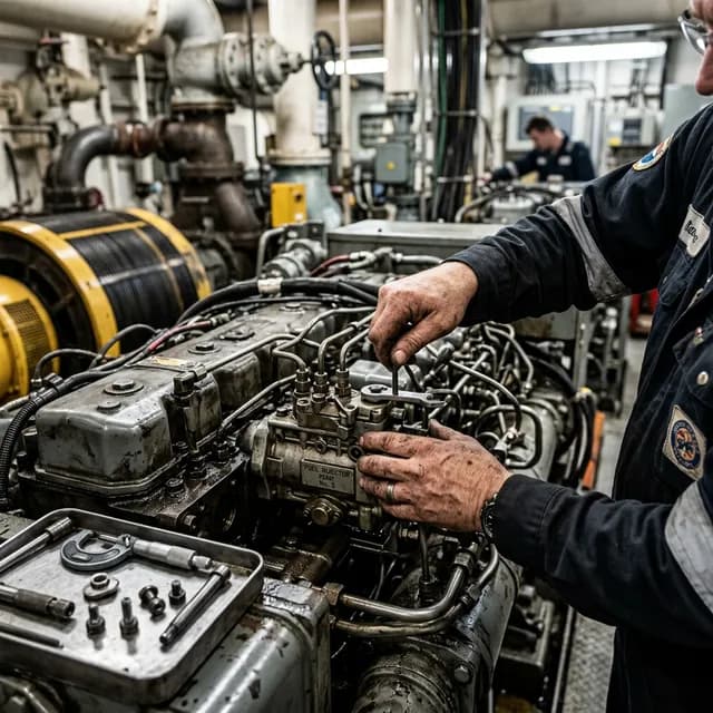 Main Engine & Generator Overhaul performed by Leon International Marine Engineers