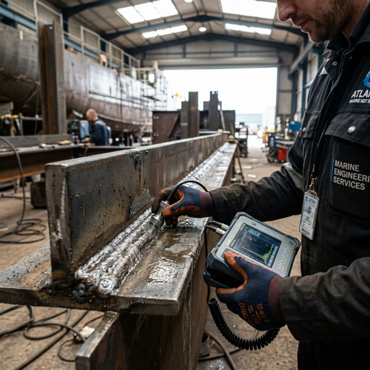 NDT Inspection & Calibration Services performed by Leon International Marine Engineers