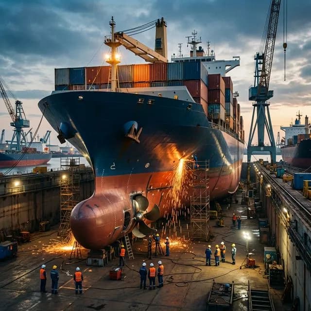 Ship Repair & Dry Docking Services Background