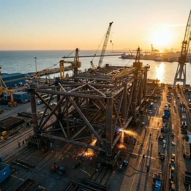 Steel Structure Fabrication Background