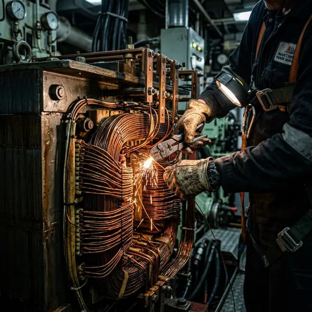 Transformer Rewinding Services performed by Leon International Marine Engineers