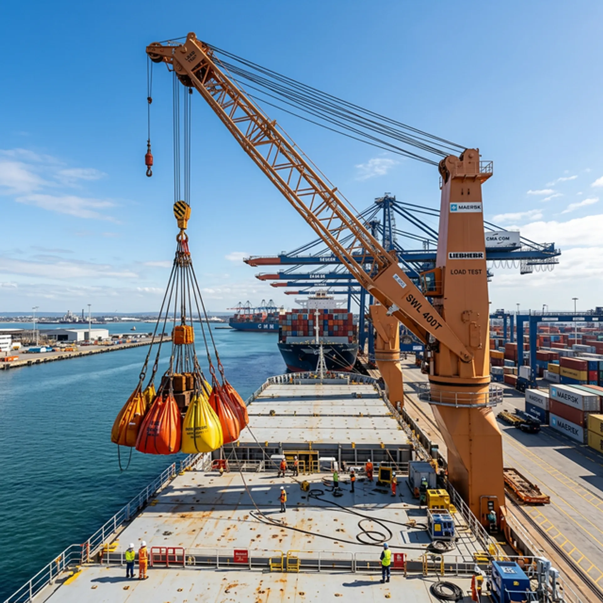 Marine Crane Load Testing Background